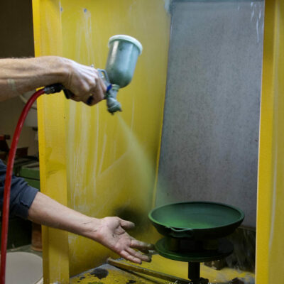 Cabine pour émailler poterie - Atap Aubagne